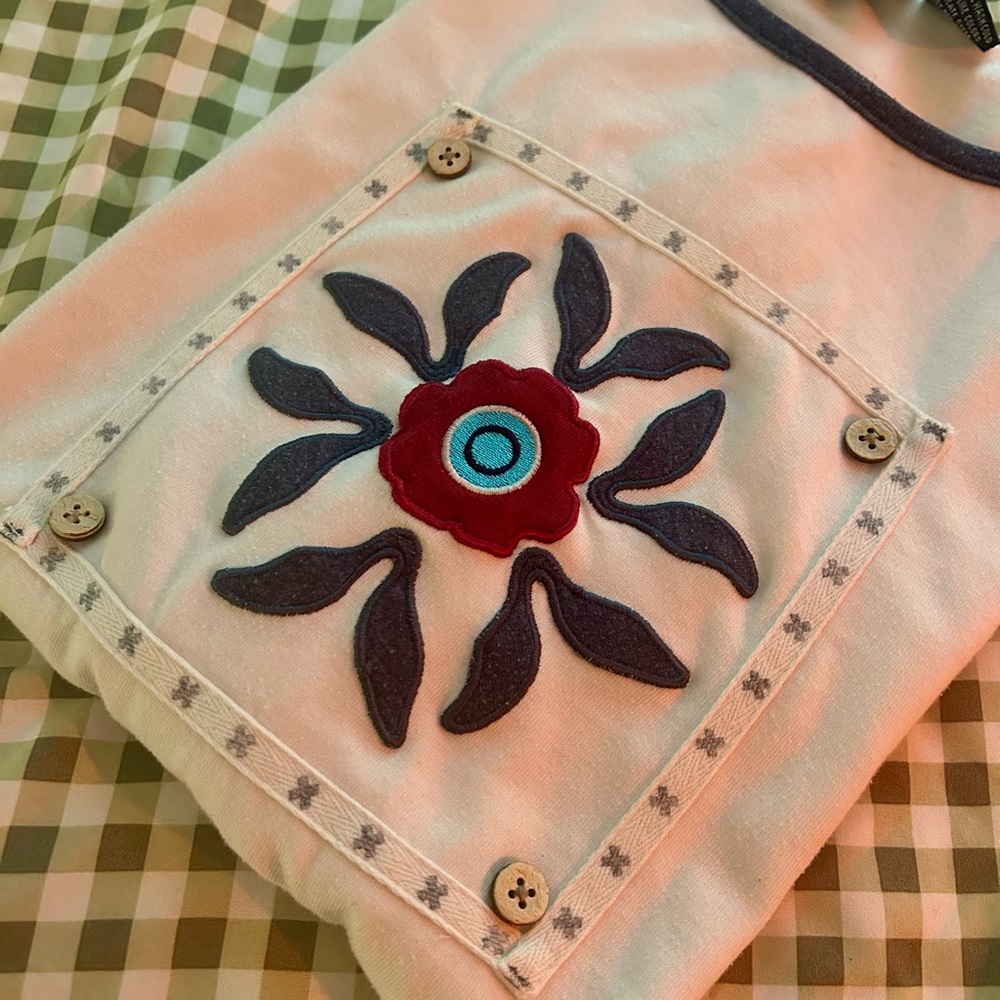 Alpine Floral Short Sleeve White T Shirt